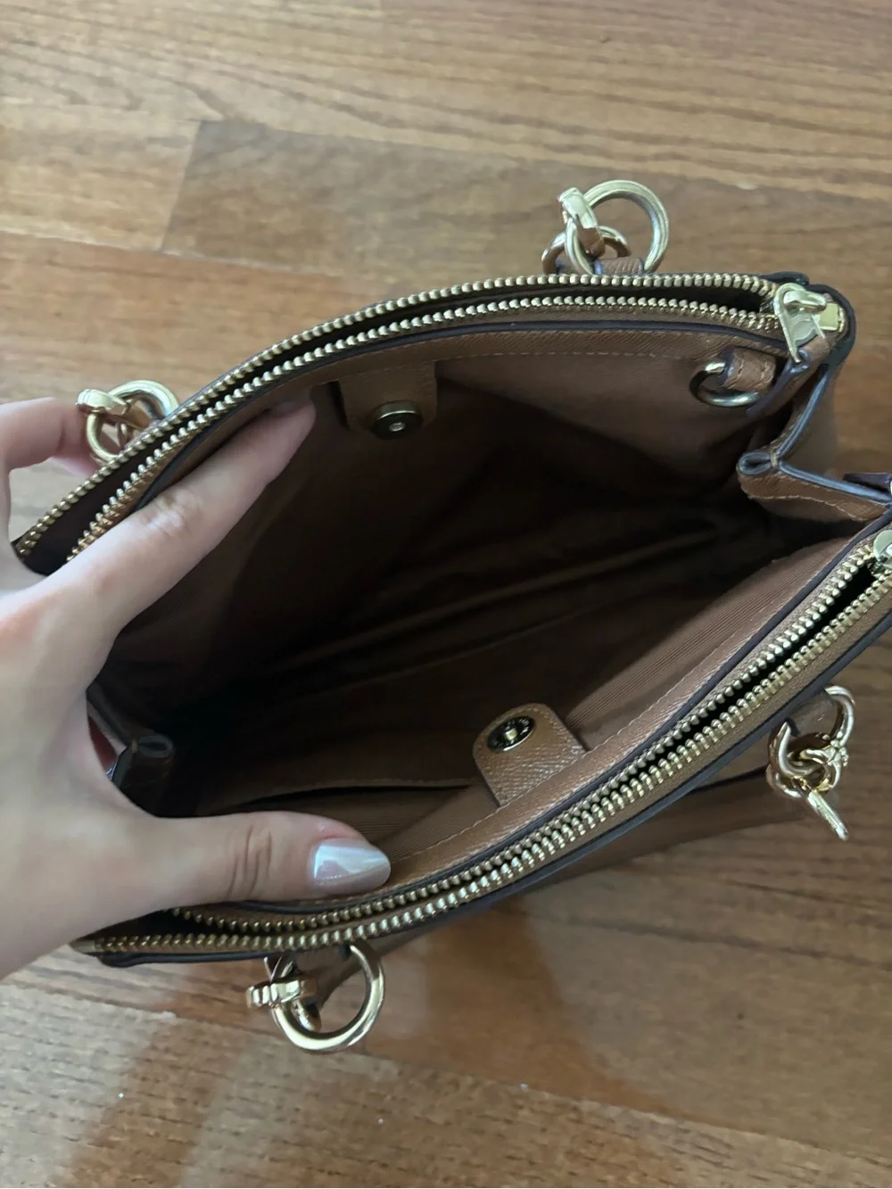 Coach Christie Carryall brown bag